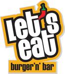 Logotipo Lets Eat Hamburgueria